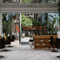 Thiết kế salon tóc Xuân Quý- Bắc Giang